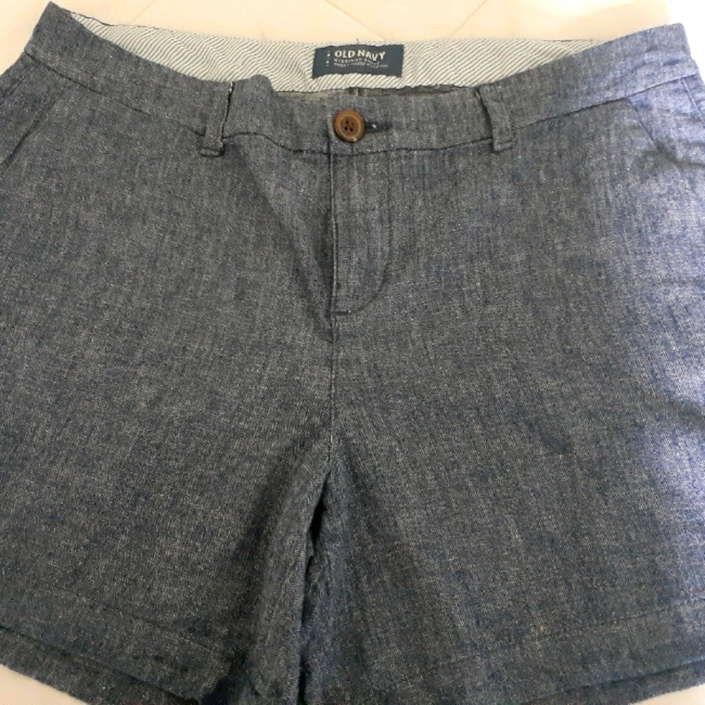 Chambray Shorts